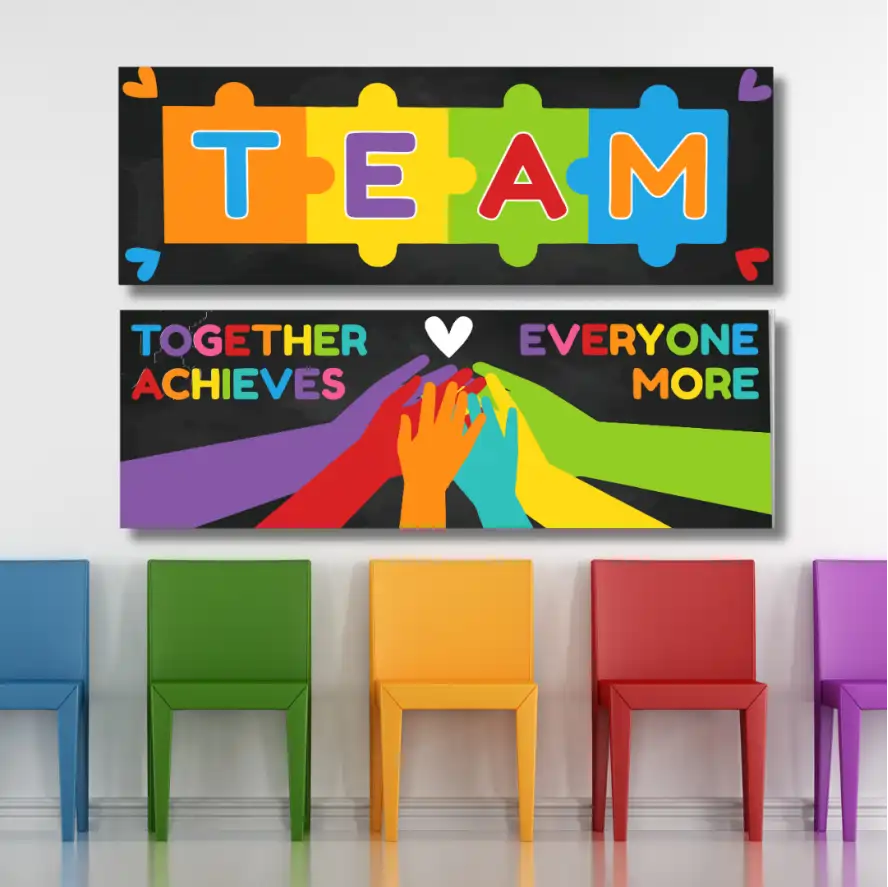 T.E.A.M- classroom banners (36x12)