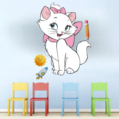 Pussy Cat 1 - cartoon sticker