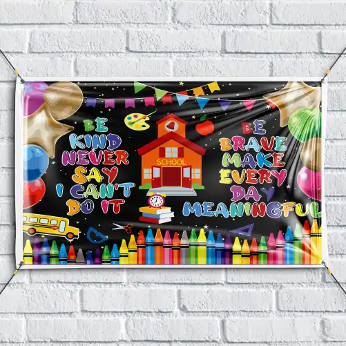 Be kind never say I can't do it theme - Backdrop