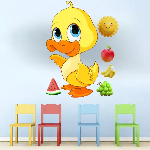 Baby duck 2 - cartoon sticker