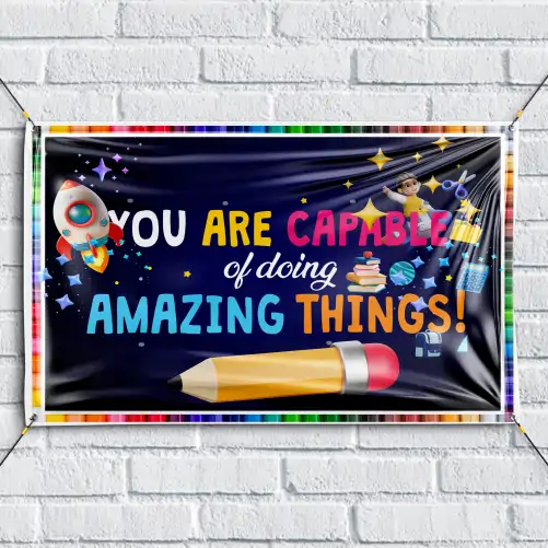 You are capable of doing amazing things theme- Backdrop