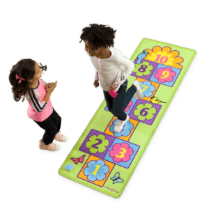 "1-10 numeracy color flowered  Hopscotch jumping  game" - "Available in sticker and Flex" ACTIVITY GAME