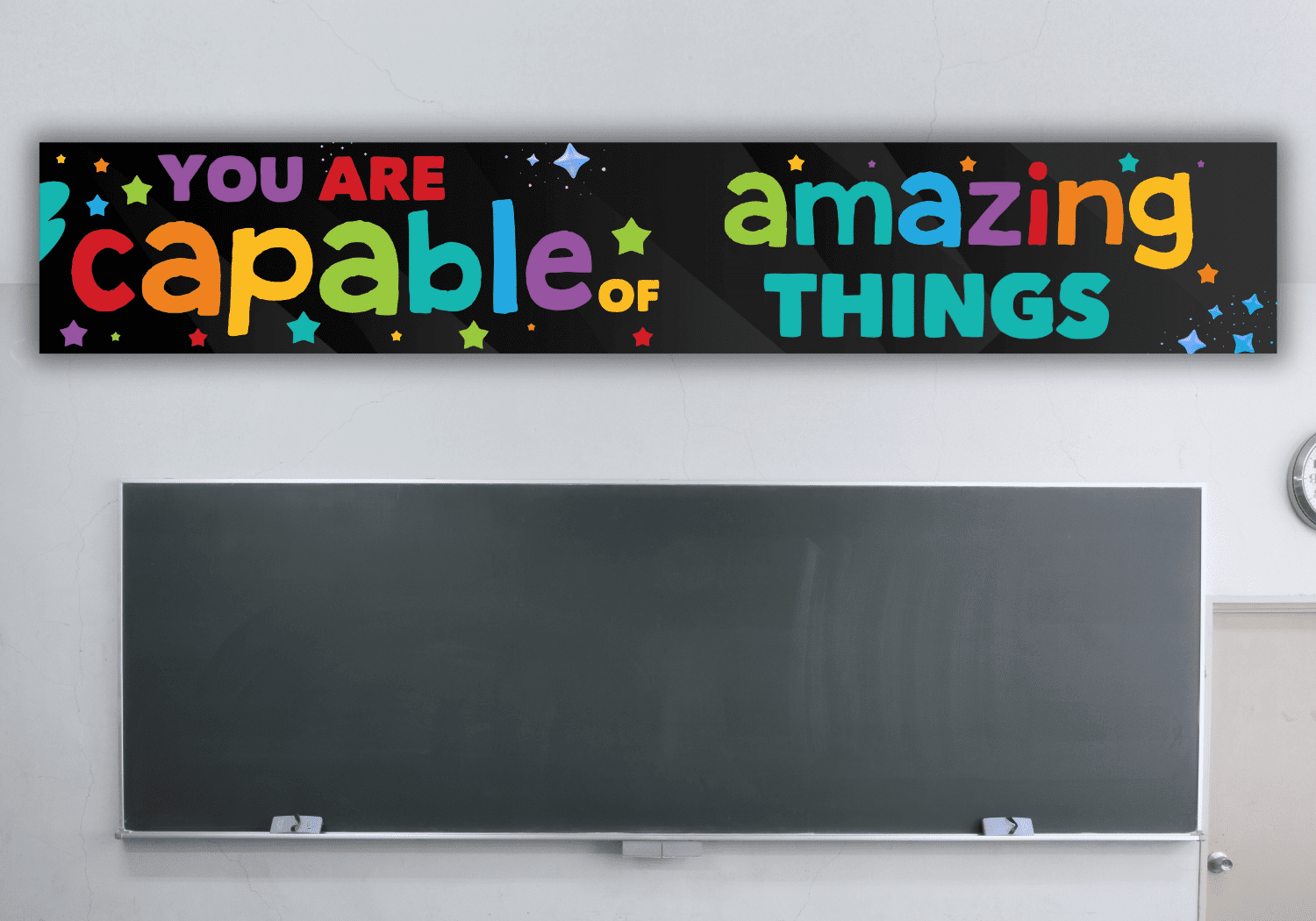 "You are capable of amazing things" - Long Motivational flex banner