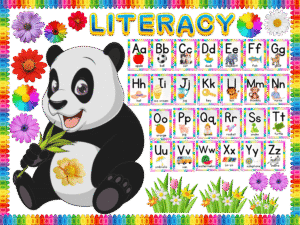 Literacy -Sticker Display Board