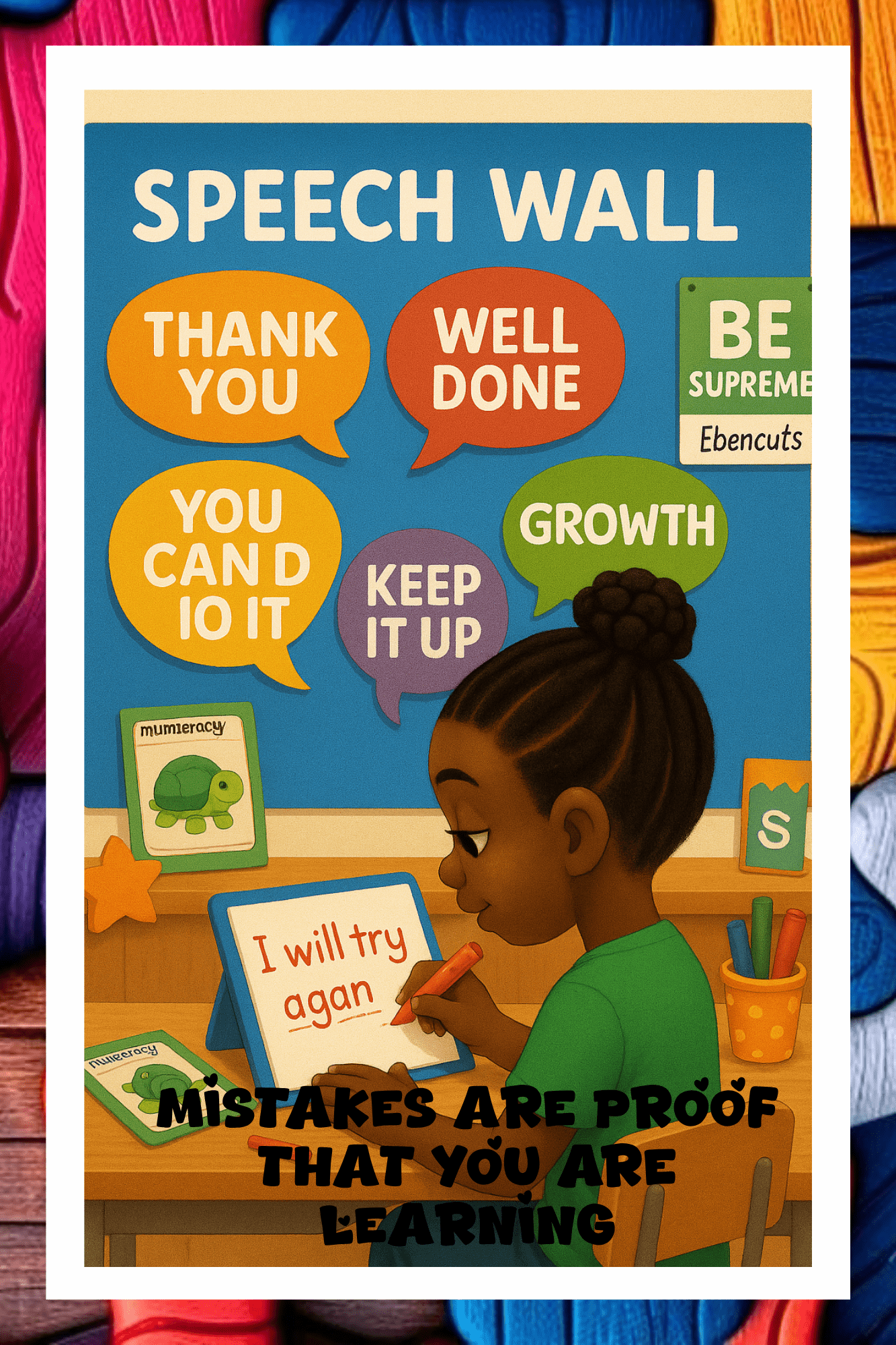 Mistake are proof that you are learning- A.I Motivational Posters