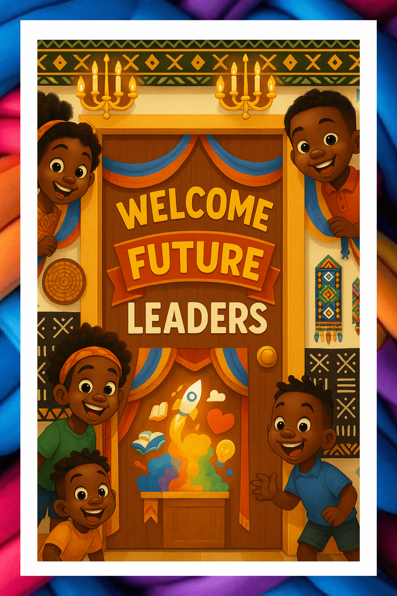 Welcome future leaders- A.I Motivational Posters