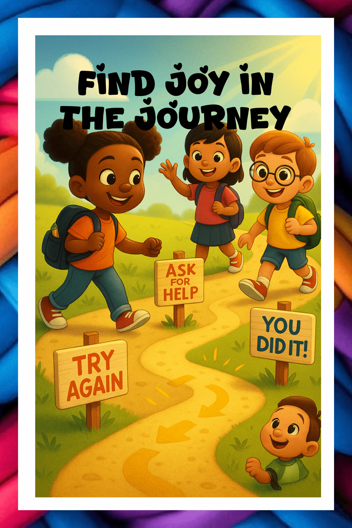 Find joy in the journey- A.I Motivational Posters