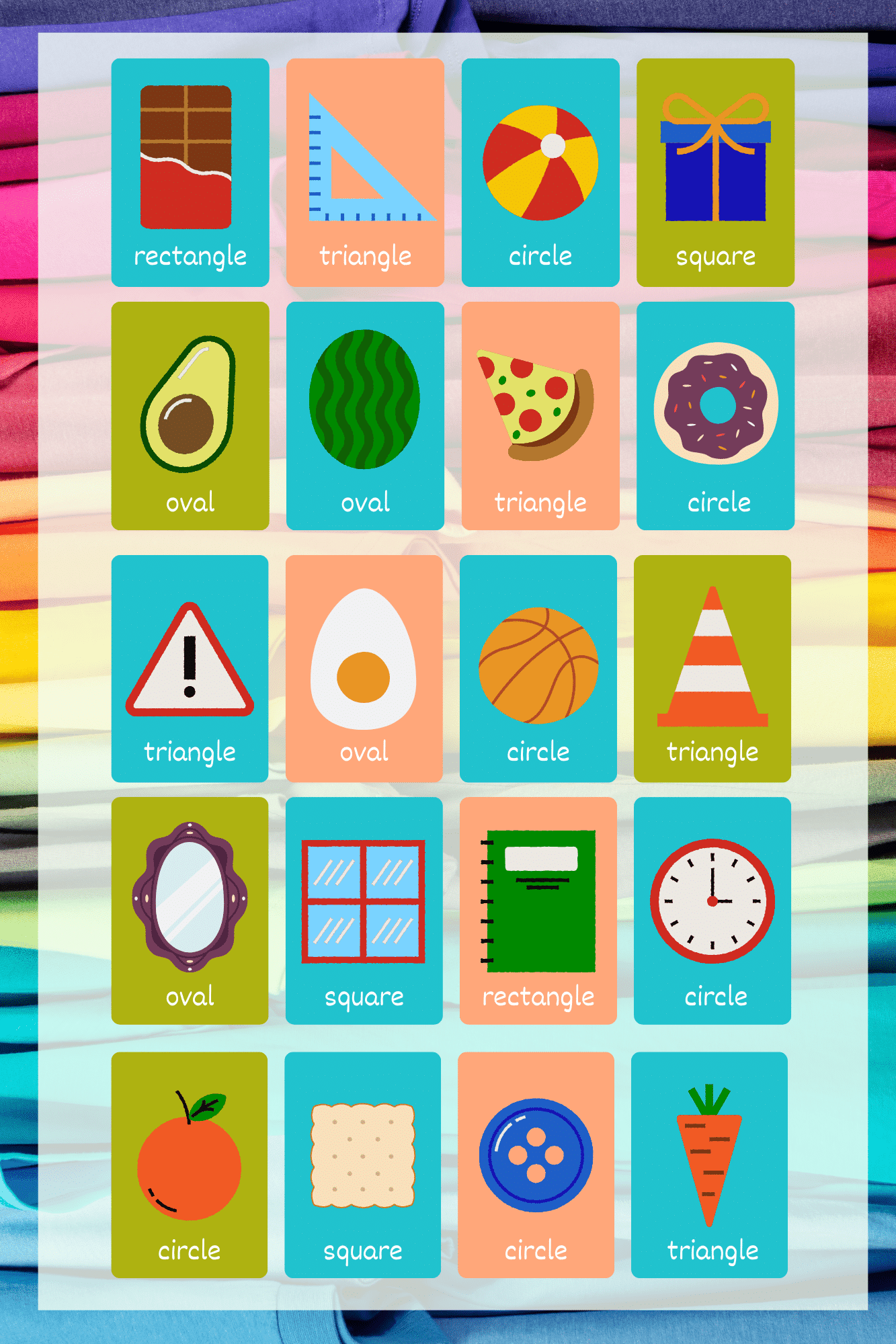 "Shapes " -Classroom Instructional Posters