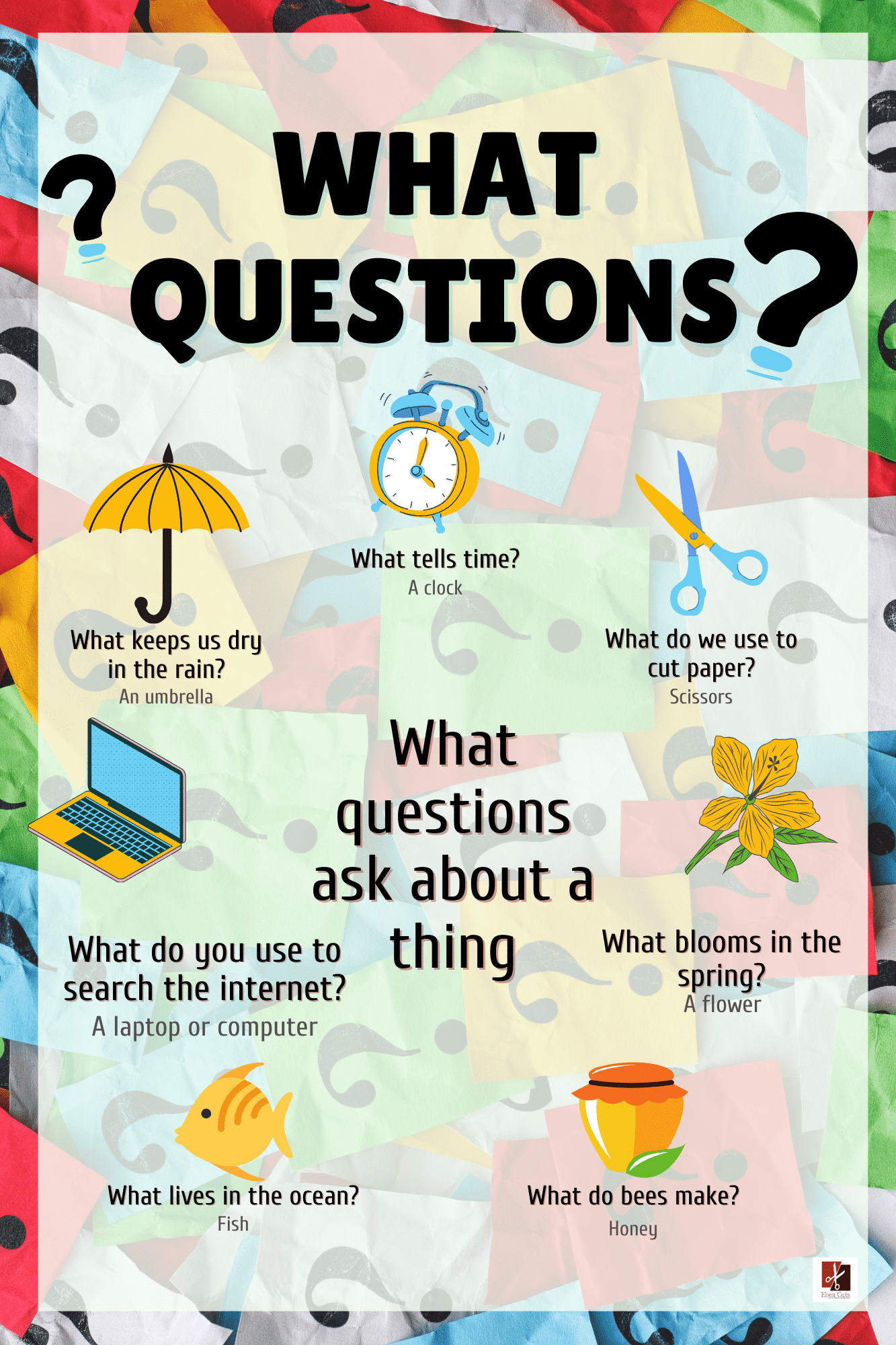 "What Questions"-Classroom Instructional Posters