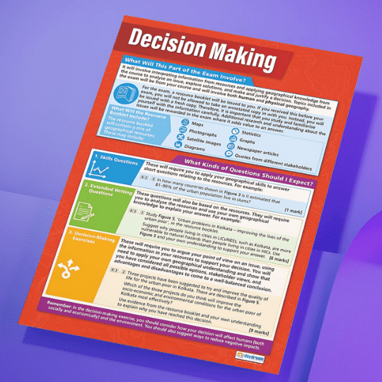 "Decision making" - Geography instructional flex banner