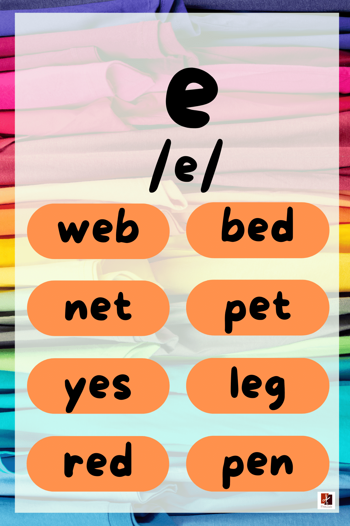"The e /e/" -Classroom Instructional Posters