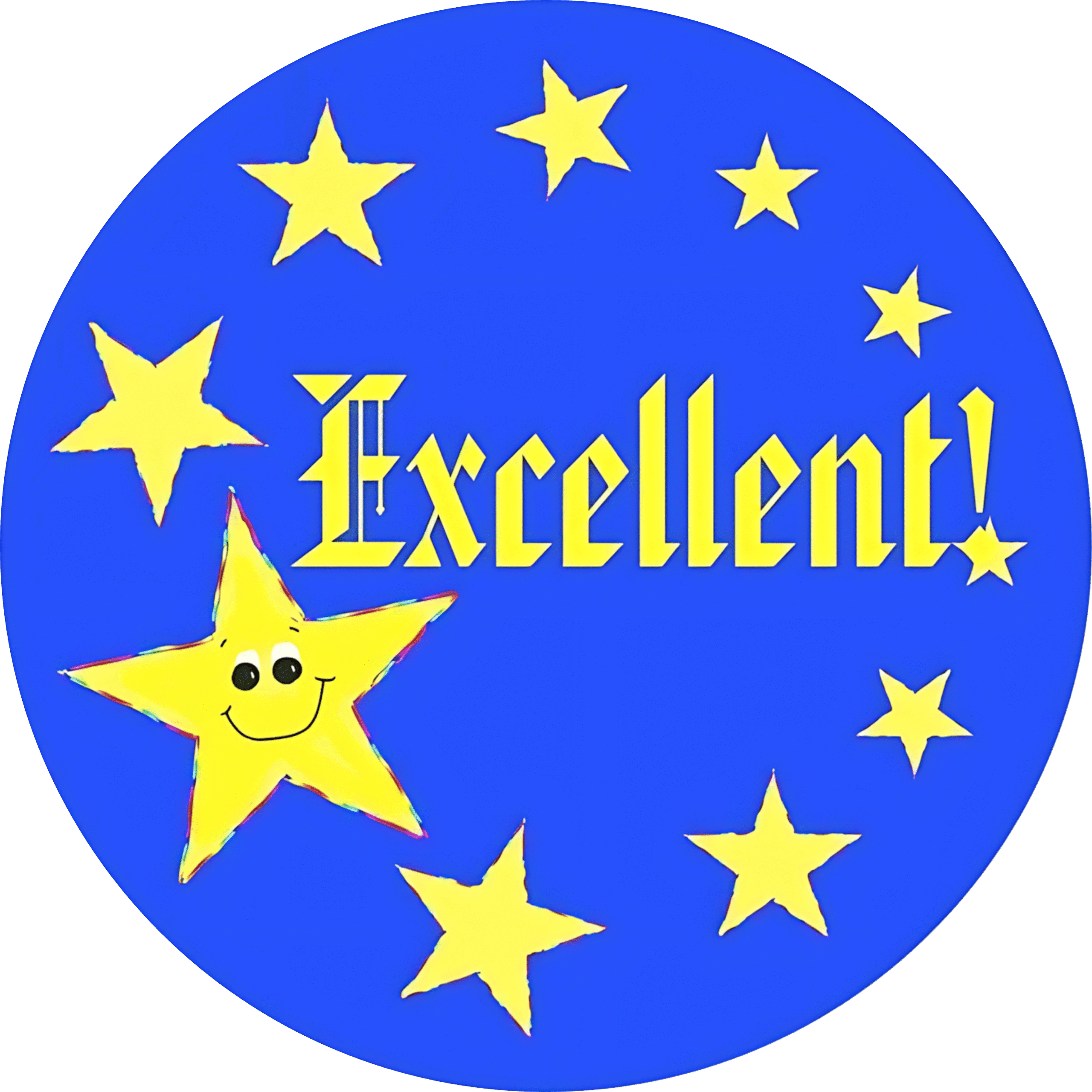 "Excellent" - Motivation Circle Sticker