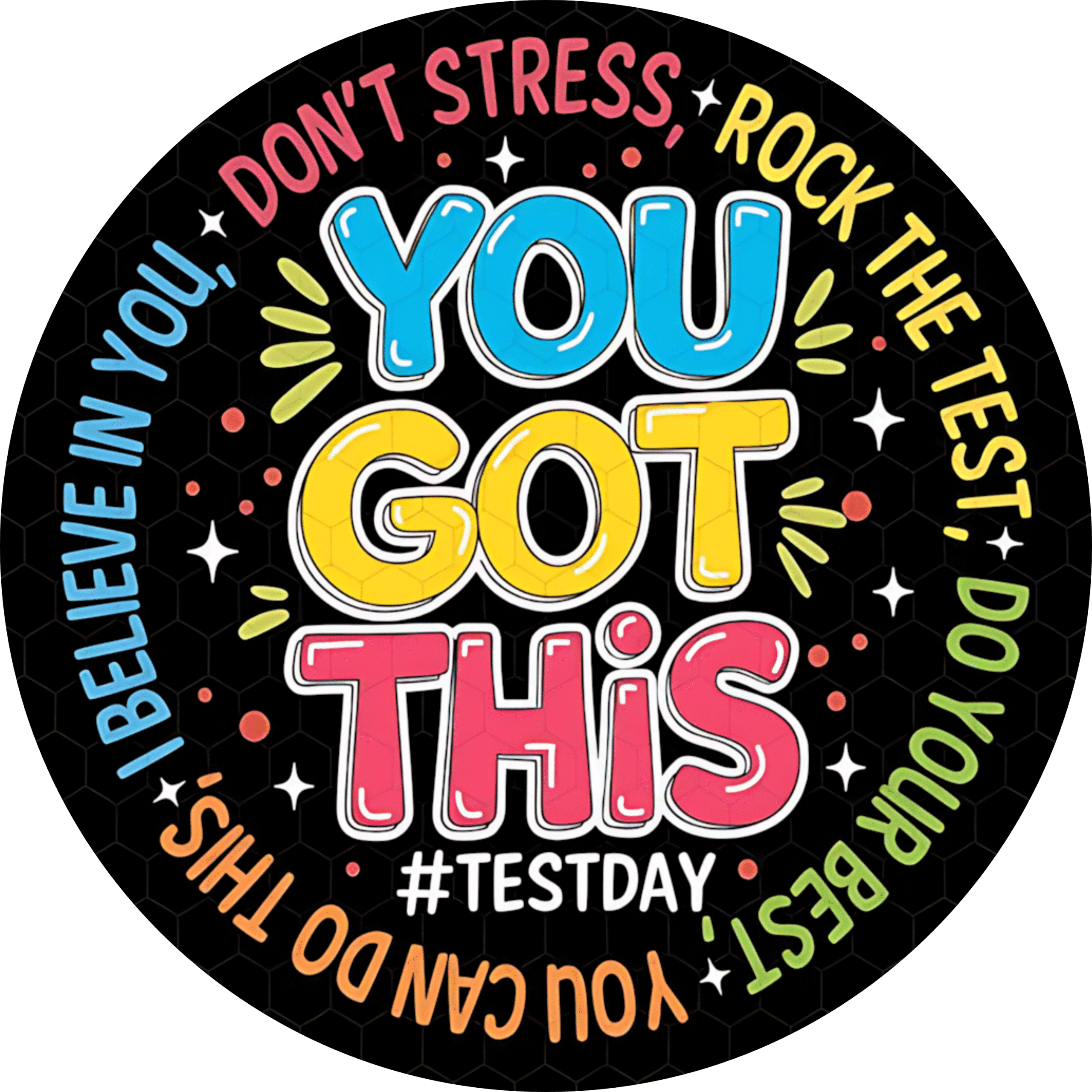 "You got this" - Motivation Circle Sticker