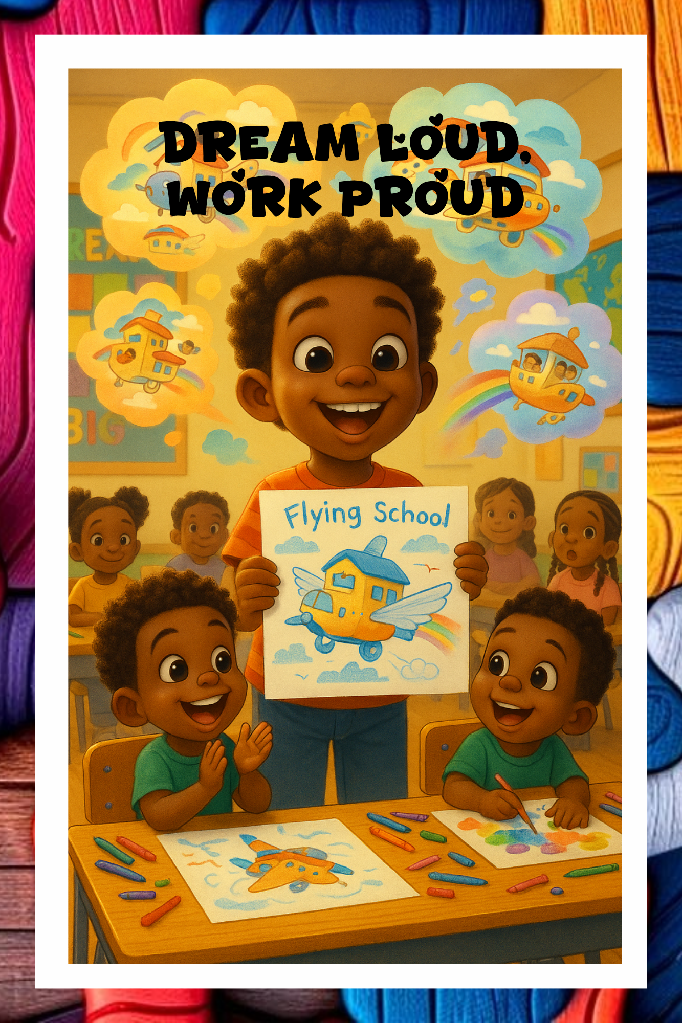 Dream loud, Work proud- A.I Motivational Posters